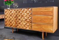 Dekoratives Sideboard Mosaico 145Cm Akazie Kommode in Sideboard Kommode