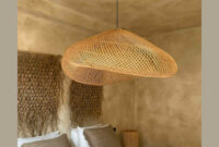 Hängelampe Aus Holz ♥ Rattan Boho Style ♥ Bazar Bizar Lampen with Lampenschirm Für Schlafzimmer