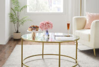 Vasagle Couchtisch Mit Goldenem Eisengestell | Kaufland.de with regard to Couchtisch Gold Rund